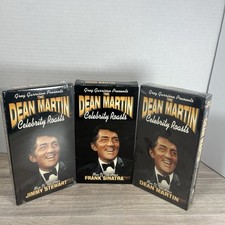 Dean Martin Celebrity Roast VHS Lot Sinatra Jimmy Stewart 3 Tape Set