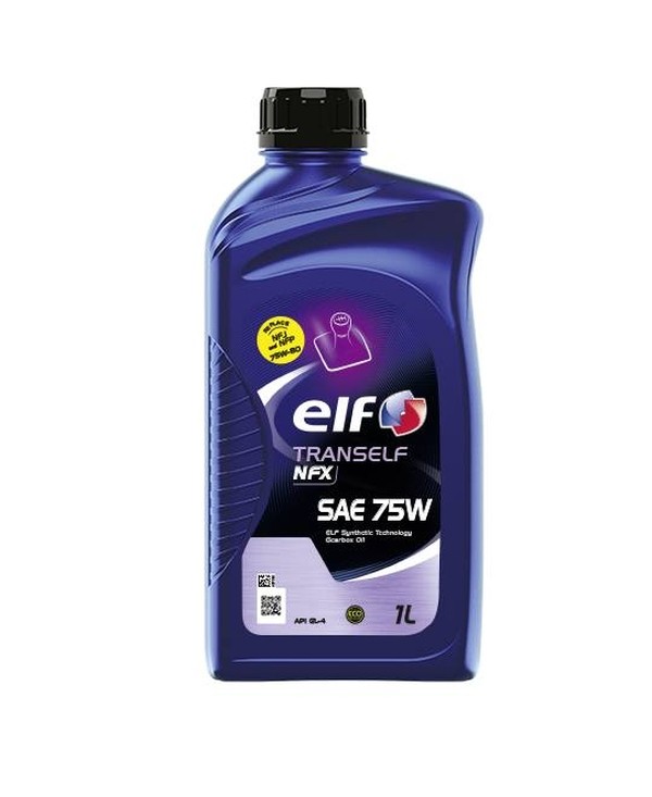 Huile ELF 75W Tranself NFX 1L idéale pour la vidange complète de boîte GL4