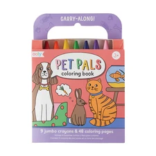 Ooly Carry Along Coloring Book Set- Pet Pals