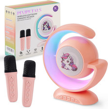 Karaoke Machine for Kids - Portable Karaoke Speaker for Girls with 2 Wireless Bl
