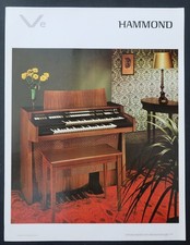 Opuscolo pubblicitario 1969 organo HAMMOND Ve 300 pubblicità per organi...