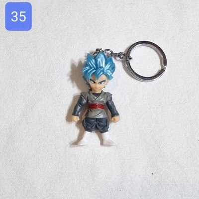 Dragon Ball Z Super Saiyan Rosé Goku Black 3D Figure Bag Clip-On Keychain