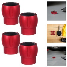 4 Pcs Universal Tire Air Caps Colorful Valve Stem Colored Wheel Alloy