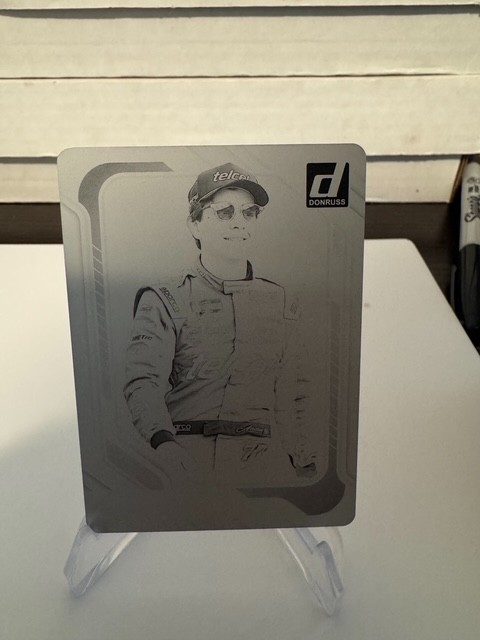 Andres Perez De Lara 2026 Donruss NASCAR Druckplatte SSP 1/1