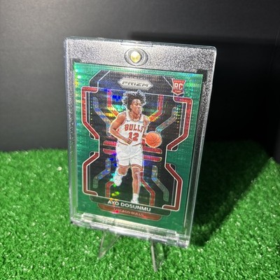 2021 PANINI PRIZM GREEN PULSAR #271 AYO DOSUNMU ROOKIE RC  #01/25