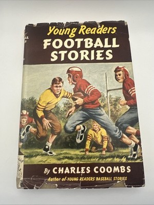 Young Readers Football Stories 1950 Charles Coombs Hard Cover Dust Jacket 1st Ed