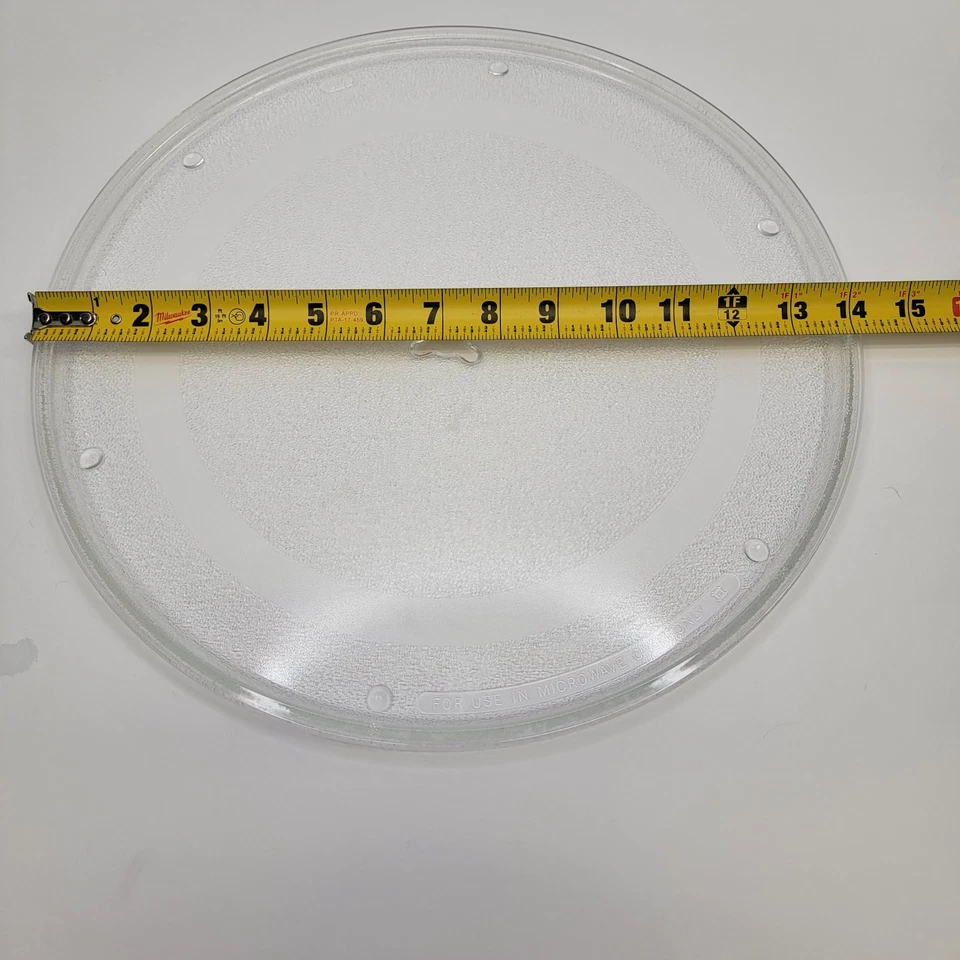 PERFECTO - Plato bandeja giratoria de vidrio para microondas Sanyo 14 1/8 " # 6171098372 Foto 3 de 4