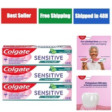 Colgate Sensitive Enamel Health Toothpaste, 3 Pack, 6 oz, Fluoride