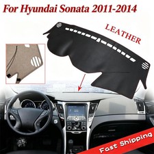 For Hyundai Sonata 2011-2014 Car Leather Dashboard Dash Cover Pretector Mat New For Hyundai Sonata 2011-2014 Car Leather Dashboard Dash Cover Pretector Mat New
