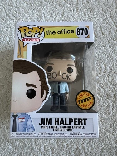 Funko Pop! Vinyl: The Office - Jim Halpert (Chase) #870 W/ Protector