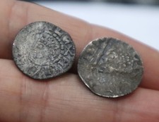 Alexander III Hammered  Silver Penny &  William I The Lion Hammered Silver Penny