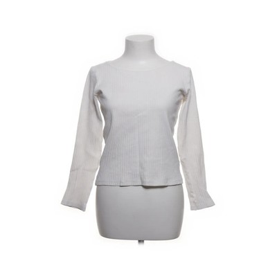 Opaque Clip, Langarmshirt, Größe: 38, Weiß, Baumwolle/Polyurethan #bMr