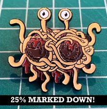 Flying Spaghetti Monster 25% OFF Enamel pin
