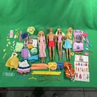 Vintage Barbie Lot: 1974 Sweet 16, Sun Lovin, Malibu Ken, Skipper w/ Accessories
