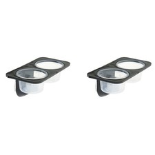 2X Reptiles  Amphibians  Suction Cup Feed Bowls Food Container with Bowl4885
