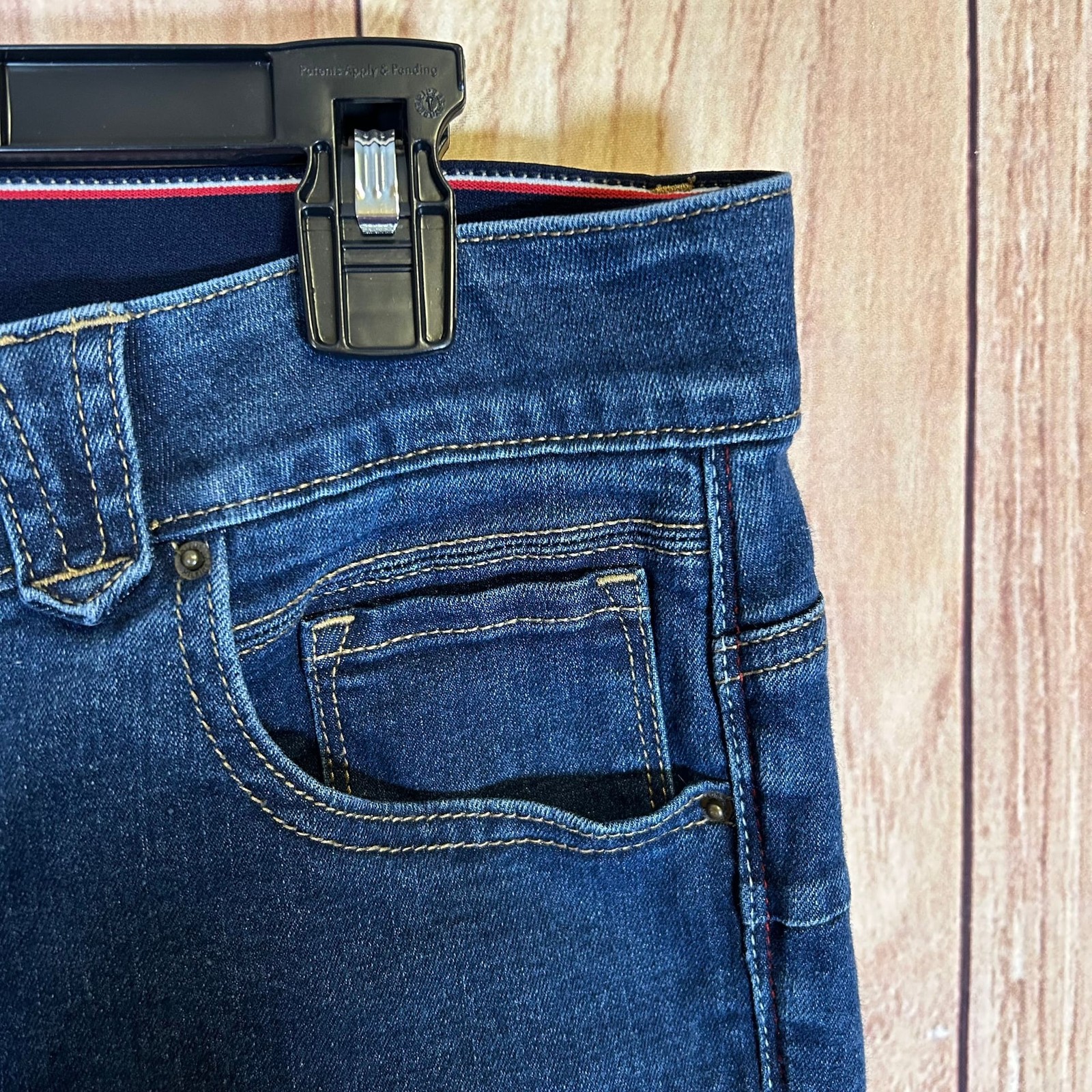 Tommy Hilfiger Womens Jeans Sz 12 Large Mid Rise Stretch Denim Cropped #215 thumbnail 4