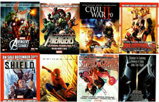 Marvel lot of your choice of 5 flyers from various Marvel comics and movies