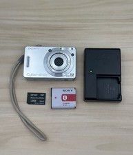 Sony Cybershot DSC-W55 7.2MP Digital Camera W/32GB Sd,Battery  Charger-VG