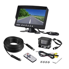 Truck Backup Camera Monitor kit,Heavyduty Vehicle Waterproof Night Vision DL001