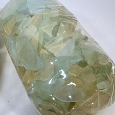 White Sea glass 4 lbs 15.3 Oz Hobbyist Glass