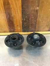 Mg Mgb 1962-65 Original Front Steel Wheel Hub Set. Btb348. Used. Kmg2267