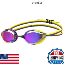 ARENA Python Racing Swim Goggles Unisex Small Fit Mirror Anti-Fog Dual Strap