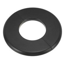 Wall Split Flange, Escutcheon Plate for 51mm/2" Diameter Pipe, Black