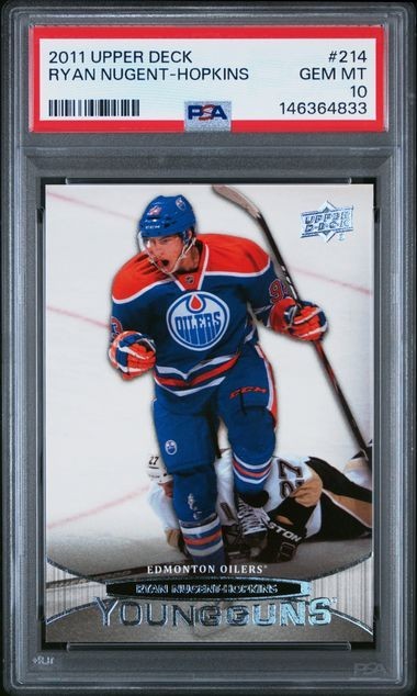 2011-12 Upper Deck Young Guns Ryan Nugent-Hopkins RC 214 Rookie PSA 10 Gem Mint