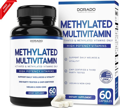 Methylated Multivitamin (Methylated and Activated Vitamins Only - Methylated B C