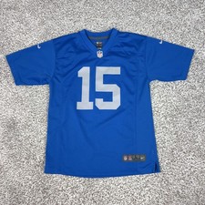 Detroit Lions Jersey Boys Youth Large Blue NFL Football Nike Golden Tate III 15