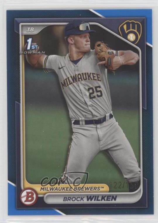 2024 Bowman Prospects Blue Border /150 Brock Wilken #BP-86 09an