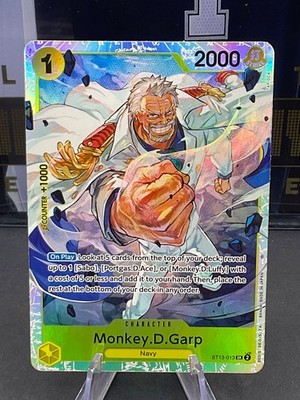 Monkey.D.Garp ST13-013 (SR) Super Rare Foil The Three Brothers One Piece CCG