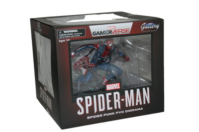 Marvel Gamer Verse Gallery-Spider-Man Spider-Punk PVC Diamond Select Toys Neu