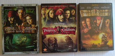 Pirates of the Caribbean 3-MOVIE SET