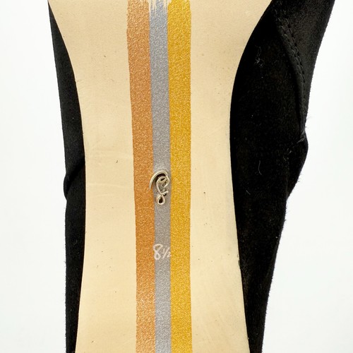Stivali al ginocchio Sam Edelman donna Issabel US 8,5 M EU 39 neri scamosciati con tacco nuovi con scatola - Foto 14 di 14