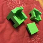Vintage 1984 CBS Incorporated dollhouse furniture set of chairs and coffee table — photo 3