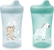 Hard Spout Cup, 10 Oz, 2 Pack   BPA Free, Spill Proof Sippy