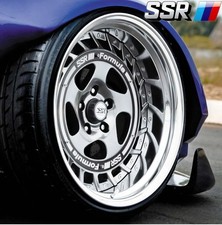 Ssr Formula Aero Spoke Wheels 18x10 6 Offset 81mm Lip 5x114.3 3 Piece Set Of 4