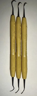 Dental, Hygiene, Currette, PDT R138, Montana Jack, PREOWNED x 3