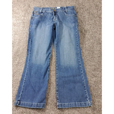 Cruel Girl Jeans Utility Fit Denim Womens Sz 13R Medium Wash Blue Western