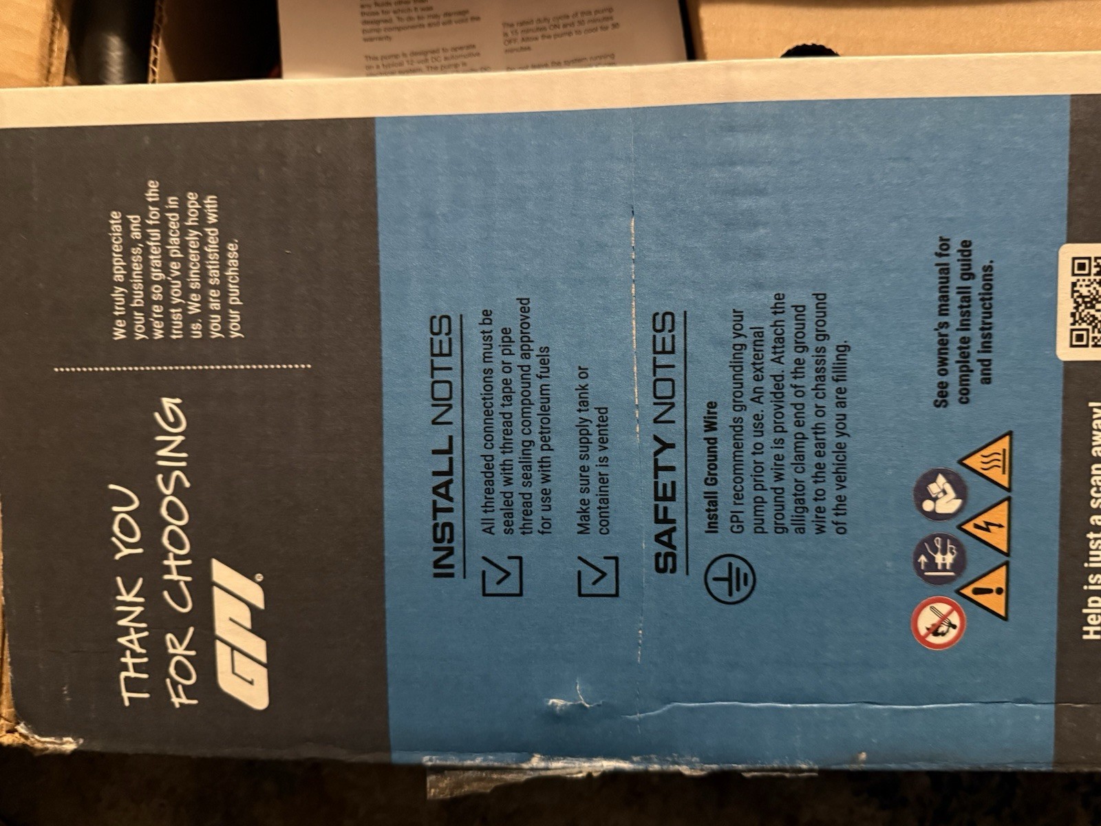 GPI EZ-8 12V 8GPM Fuel Transfer Pump