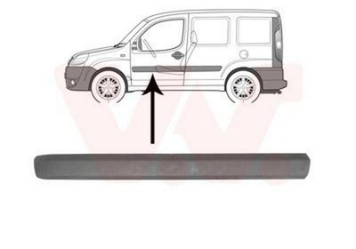 VAN WEZEL Zierleiste für die Tür Vorne Links Leiste für FIAT Doblo Cargo (223)