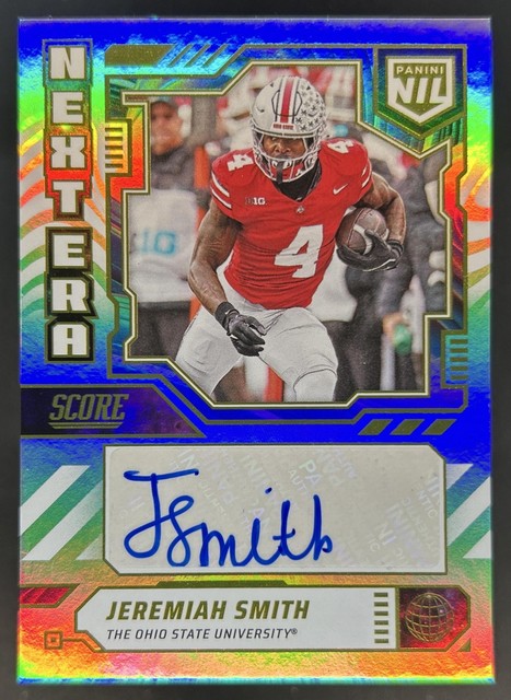 2025 Panini Score Jeremiah Smith Next Era NIL Auto Autograph #NEN-JSM Buckeyes