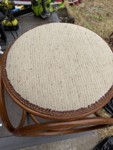 Vintage Bentwood Ottoman Nice Cushion Seat