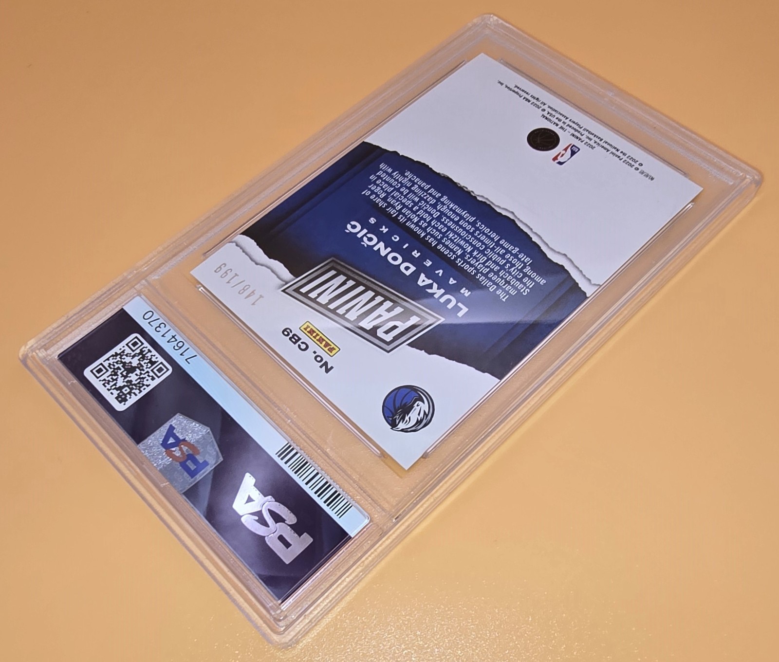 Luka Doncic PSA 10 #'d Low Pop 2022 Panini The National Case Breaker #CB9 Graded view 17