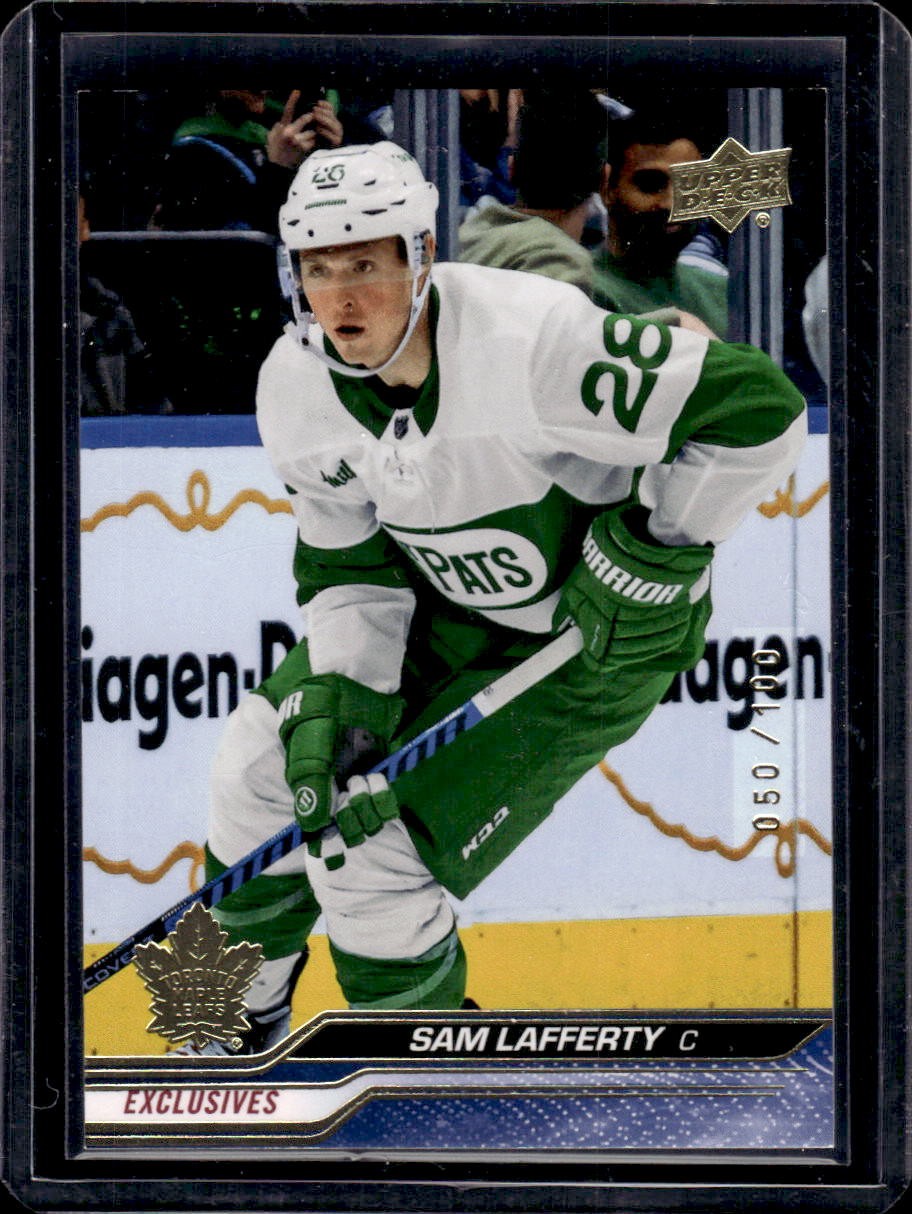 Sam Lafferty 2023-24 Upper Deck #169 Exclusives /100