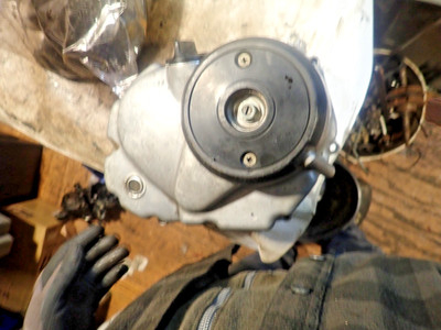 Kawasaki Mojave KLT 110  Clutch Cover Engine Side Cover