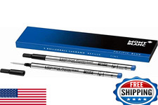 Montblanc LeGrand Rollerball Refills, Pacific Blue, Fine Tip, 2-Pack 124502