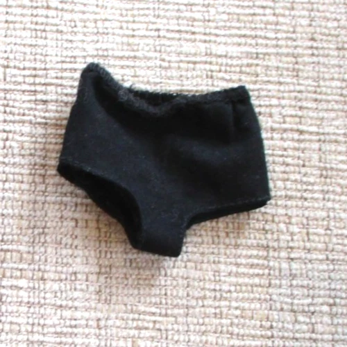 Vintage 60's Skipper Doll Masquerade #1903 Black Cotton Panties