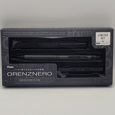 Pentel Orenz Nero Limited Edition 0.3mm Carbon Black Mechanical Pencil JP New